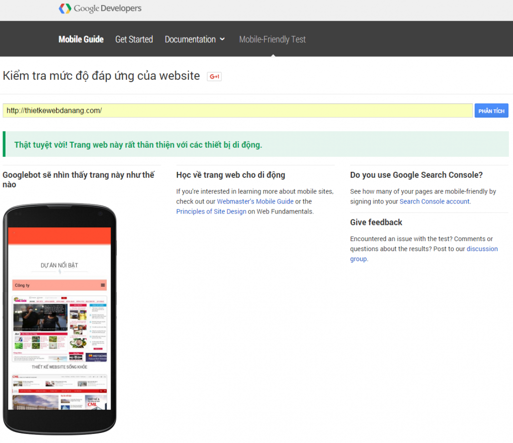 Thiết kế web cho di động